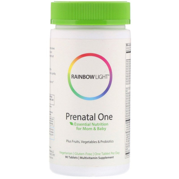 Rainbow Light, Prenatal One, пренатальні вітаміни, 90 таблеток