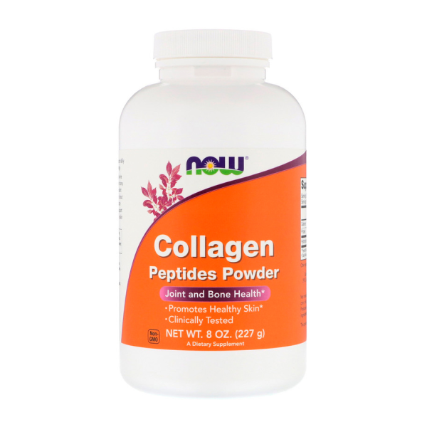 Пептиды коллагена, Collagen Peptides Powder, Now Foods 227г