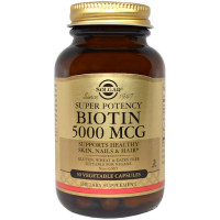 Біотин (Biotin) 5000 мкг 50 капсул