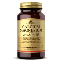 Кальцій та магній з вітаміном D3, Calcium Magnesium with vitamin D3, Solgar, 150 таблеток
