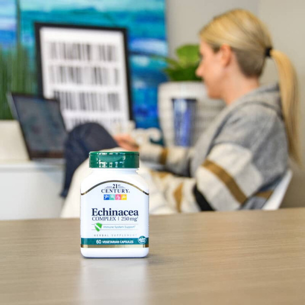 Эхинацея Комплекс 250мг 21st Century 60 вег. капсул | ECHINACEA COMPLEX 250 mg