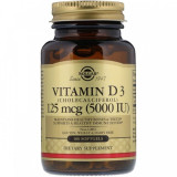 Витамин Д3, Vitamin D3, Solgar, 5000 МЕ, 100 капсул Витамин Д3, Vitamin D3, Solgar, 5000 МЕ, 100 капсул