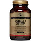 Омега-3 Omega-3 Double Strength Solgar 700 мг, 30 капсул