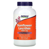 Sunflower Lecithin, Now Foods, 1200 мг, 200 капсул