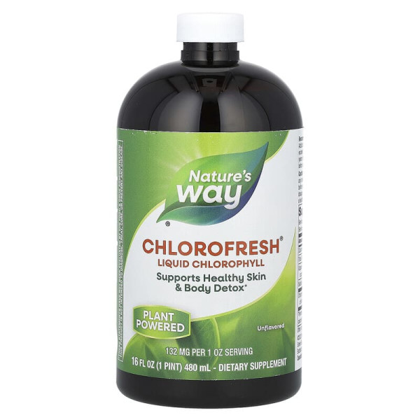 Жидкий хлорофилл Nature's Way Chlorofresh Без вкуса 473 мл