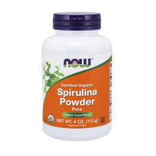 Спирулина Now Foods Organic Spirulina Powder (113 г) нау фудс