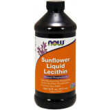 Лецитин подсолнечный жидкий, Sunflower Liquid Lecithin, Now Foods, 473 мл Лецитин подсолнечный жидкий, Sunflower Liquid Lecithin, Now Foods, 473 мл