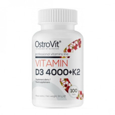Vitamin D3 4000+K2 (100 таблетс)