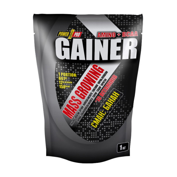 Гейнер Power Pro - Mass Growing Gainer (1 кг)