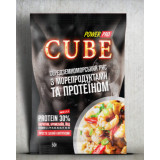 Каша CUBE рис з морепродуктами та протеїном 30%, (50 грам)