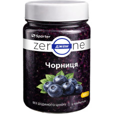 Джем Sporter Zero One фруктовий - 300 г - Чорниця (без цукру)