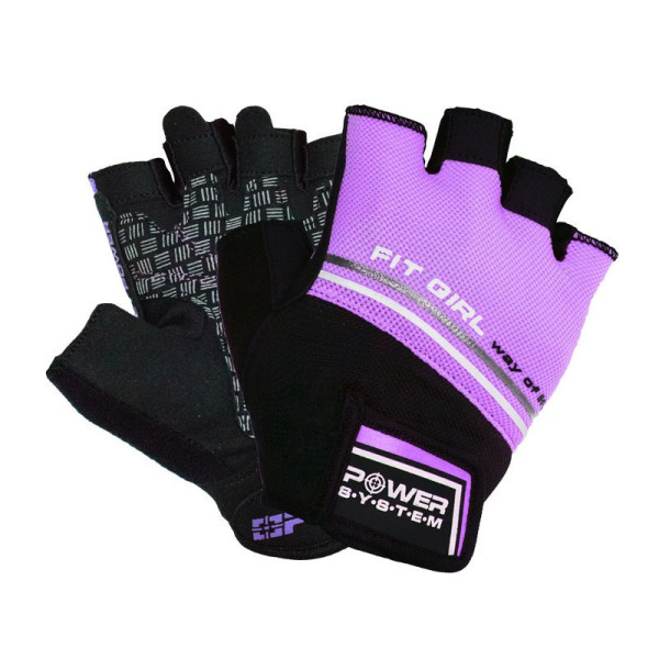 Рукавички для фітнесу та важкої атлетики POWER SYSTEM FIT GIRL EVO PS-2920 PURPLE Рукавички для фітнесу та важкої атлетики POWER SYSTEM FIT GIRL EVO PS-2920 PURPLE