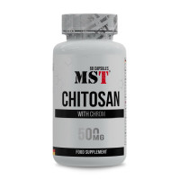 Хитозан с хромом MST® Chitosan 500 mg with Chrom 60 caps | 500 мг. | 60 капсул